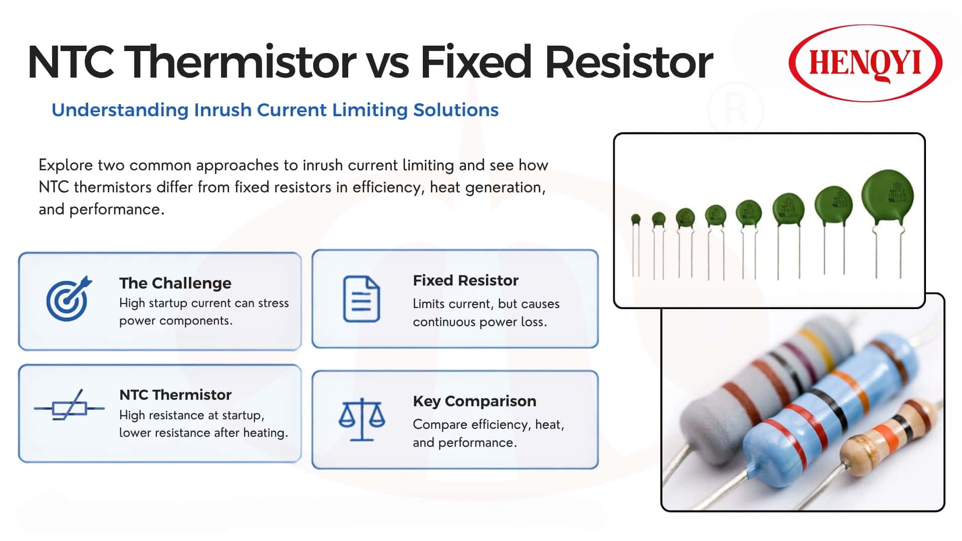 NTC Thermistor vs Fixed Resistor for Inrush Current Limiting