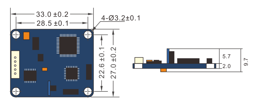 Product Dimension Drawing