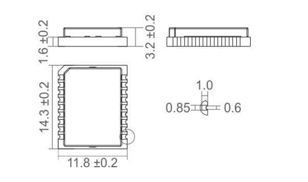 Product Dimension Drawing