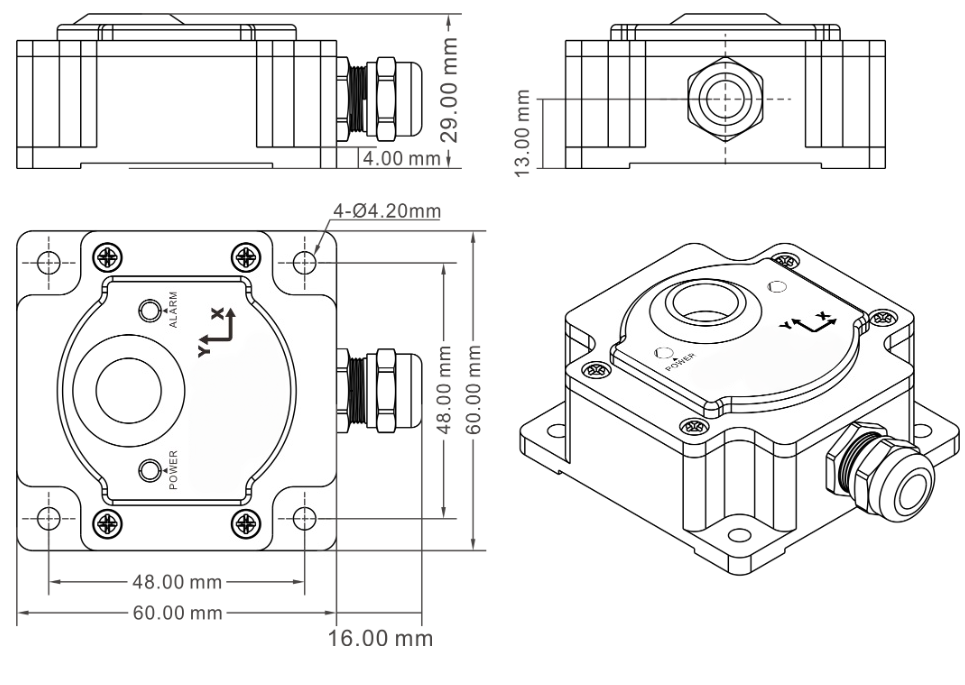 Product Dimension Drawing