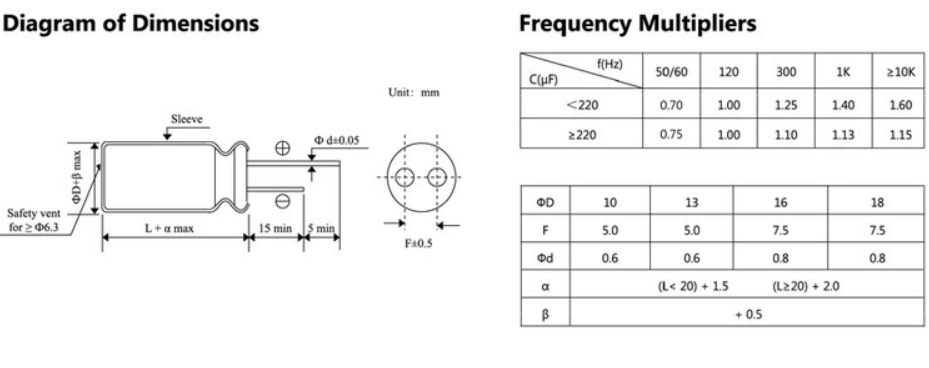 Product Dimension Drawing